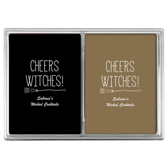 Cheers Witches Halloween Double Deck Playing Cards